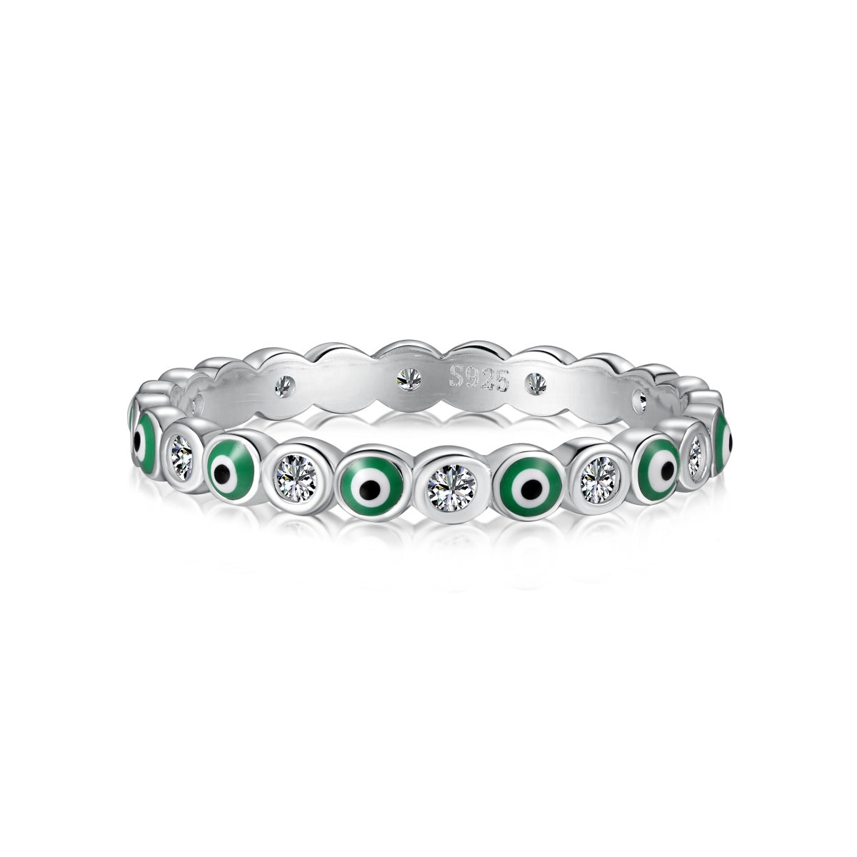 [Kincade Jewelrys]Sparkling Vibrant Round Shape Daily Ring