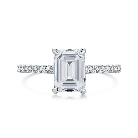 [Kincade Jewelrys]2.0 Carat Scintillating Ornate Radiant Cut Party Ring