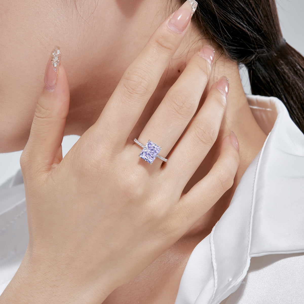 [Kincade Jewelrys]4.0 Carat Luxurious Engagement Ring