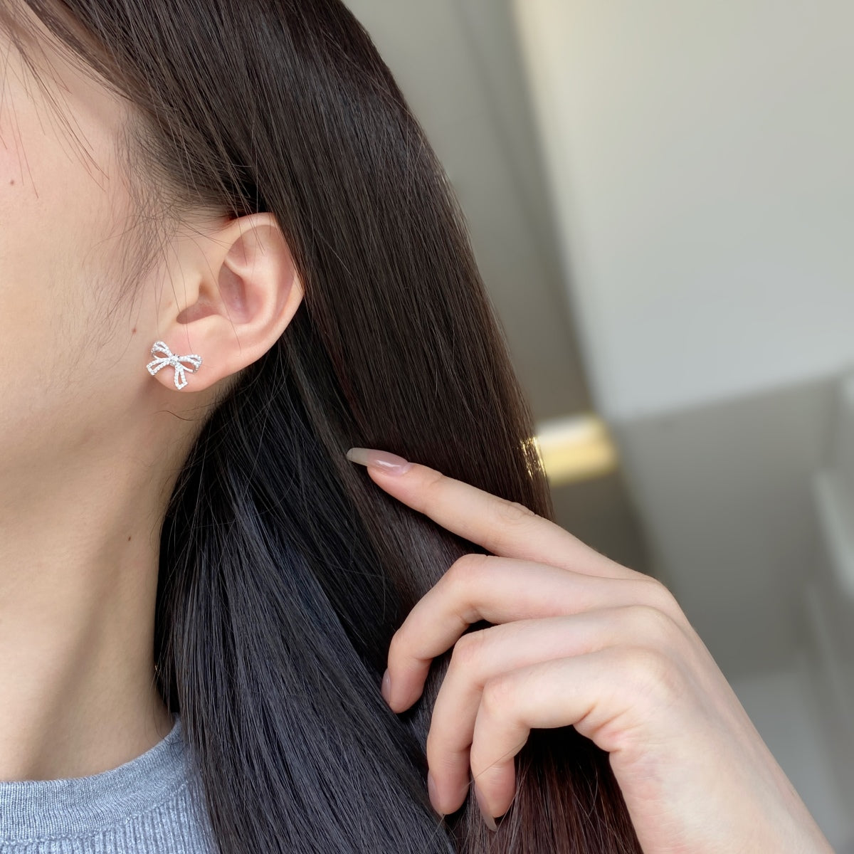 [Kincade Jewelrys]Dainty Bow Shape Earrings