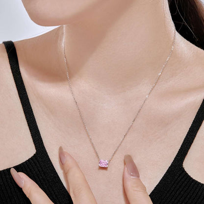 [Kincade Jewelrys]Luxurious Square Shape Colorful Necalack