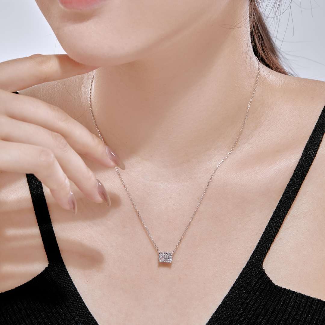 [Kincade Jewelrys]Luxurious Square Shape Colorful Necalack