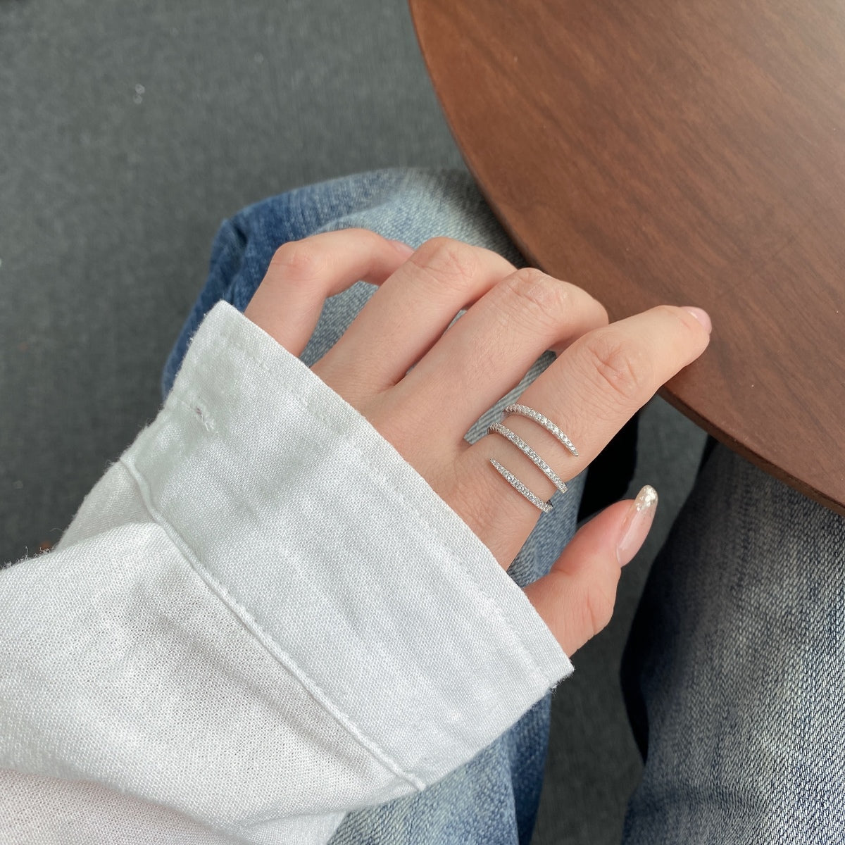 [Kincade Jewelrys]Unique Vibrant Entangle Daily Ring
