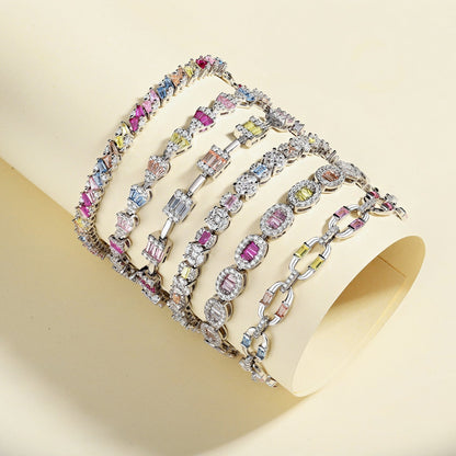 [Kincade Jewelrys]Dazzling Colorful Daily Bracelet