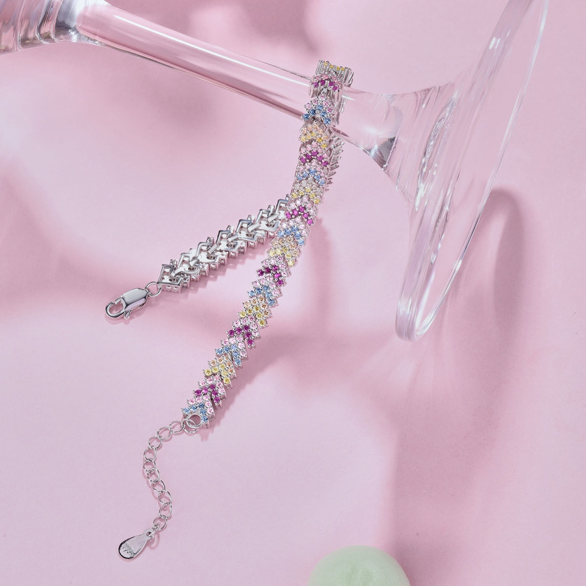 [Kincade Jewelrys]Ornate Sparkling Round Cut Party Bracelet