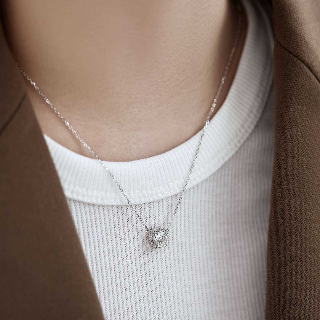 [Kincade Jewelrys]Luxurious Round Cut Necklace