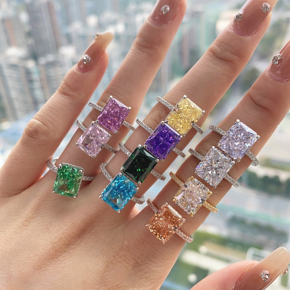 [Kincade Jewelrys]4.0 Carat Luxurious Engagement Ring