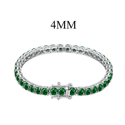 [Kincade Jewelrys]Radiant Colorful Round Cut Party Bracelet
