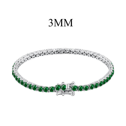 [Kincade Jewelrys]Radiant Colorful Round Cut Party Bracelet