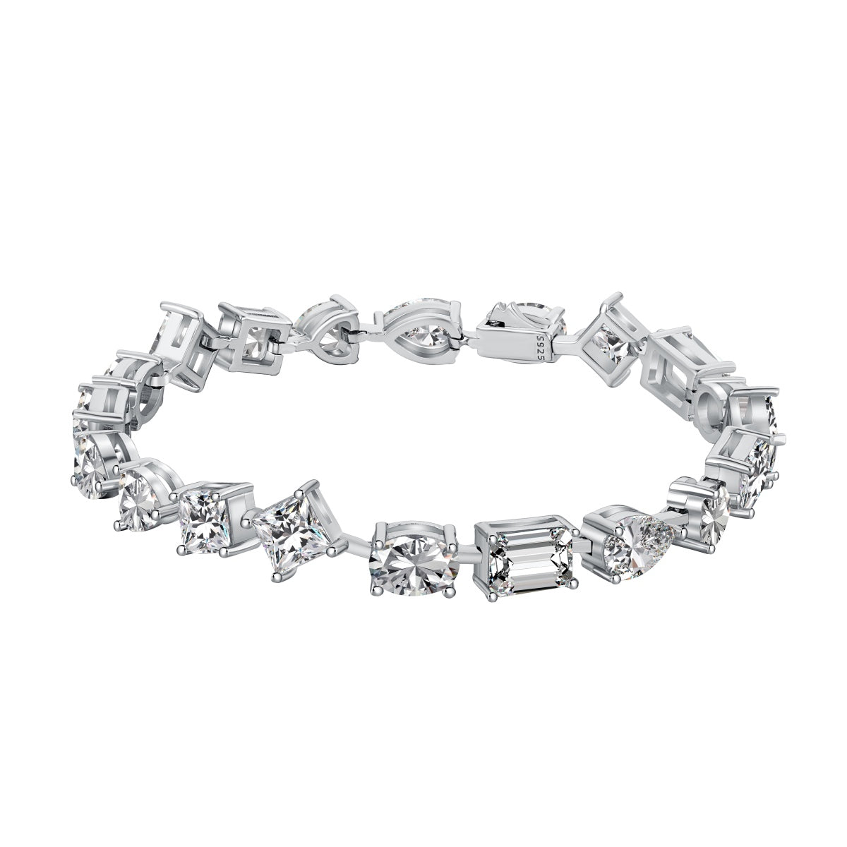 [Kincade Jewelrys]Unique Exquisite Multi Cut Daily Bracelet