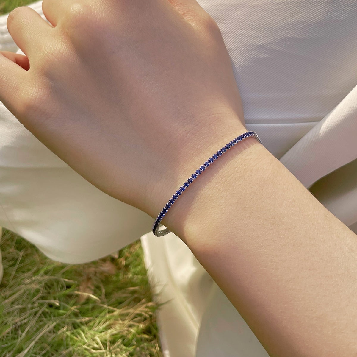 [Kincade Jewelrys]Radiant Colorful Round Cut Party Bracelet