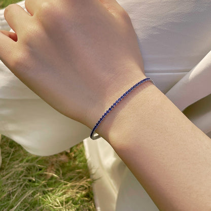[Kincade Jewelrys]Radiant Colorful Round Cut Party Bracelet