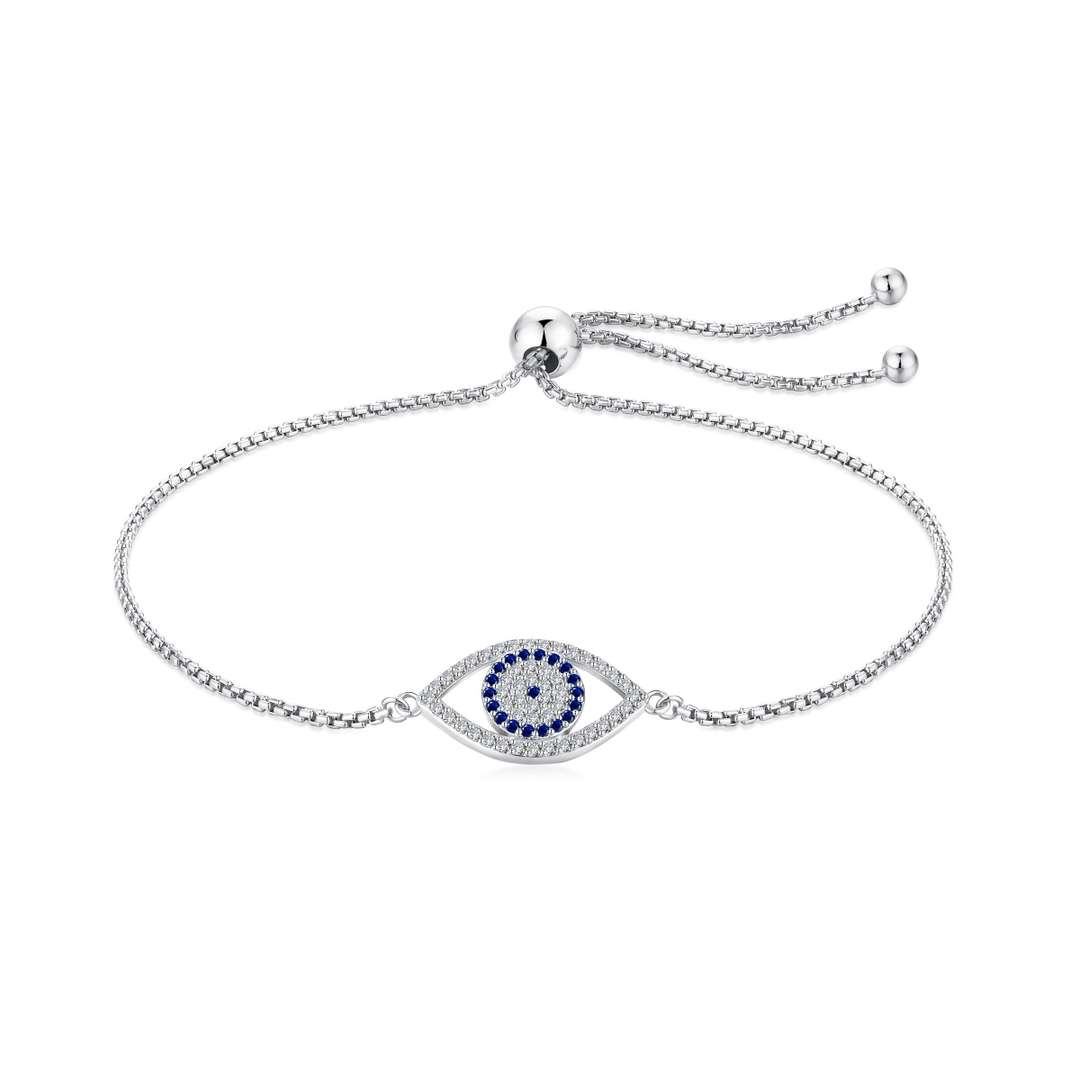 [Joyas Kincade]Collar con forma de ojo deslumbrante