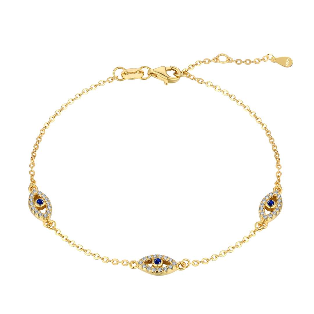 [Kincade Jewelrys]Evil Eye Shape Pendent Necklace
