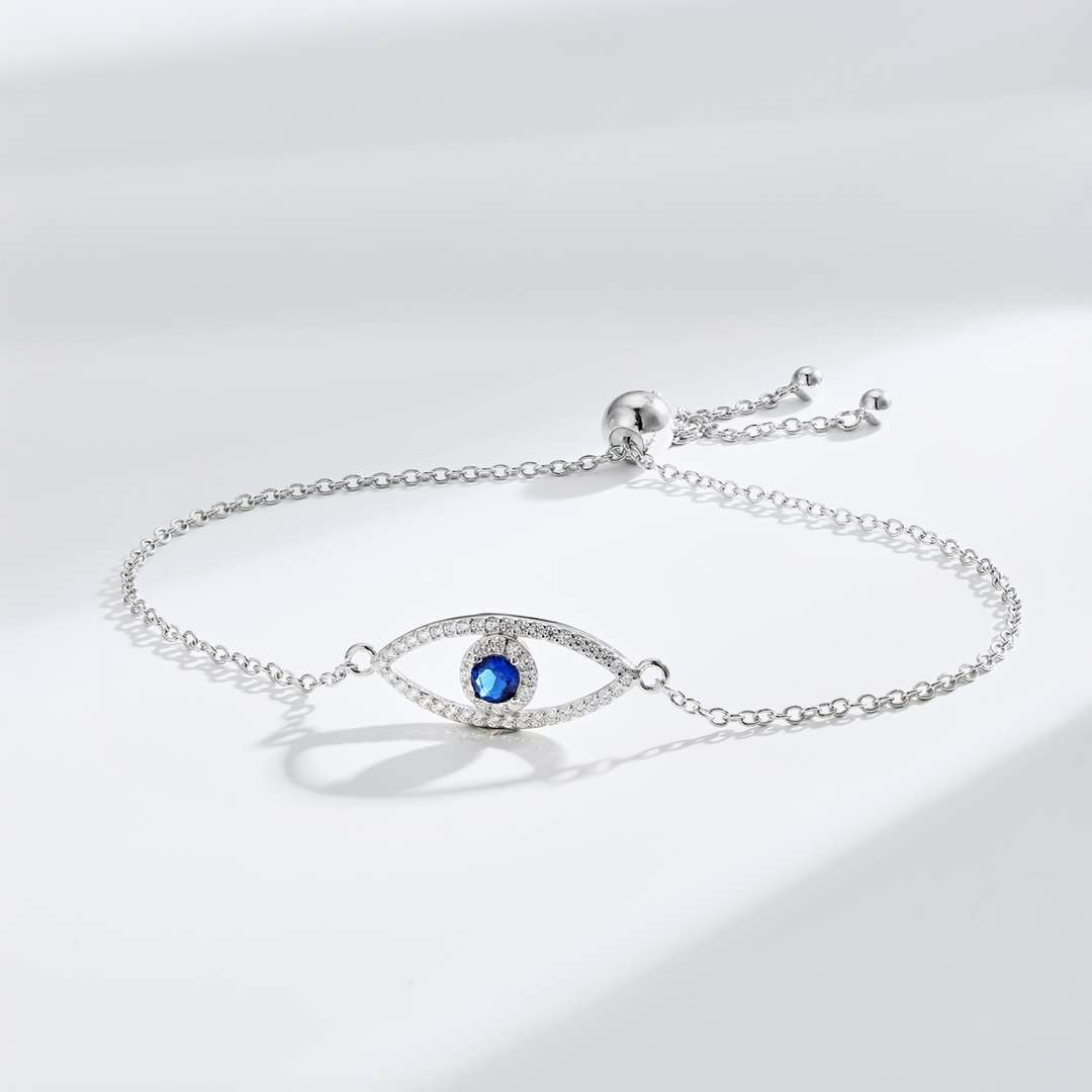 [Kincade Jewelrys]Devil's Eye Hollow Design Bracelet