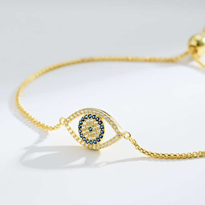 [Joyas Kincade]Collar con forma de ojo deslumbrante