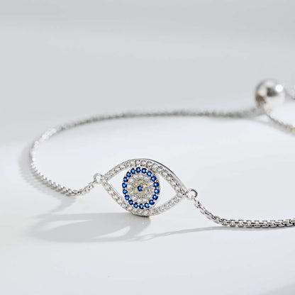 [Joyas Kincade]Collar con forma de ojo deslumbrante