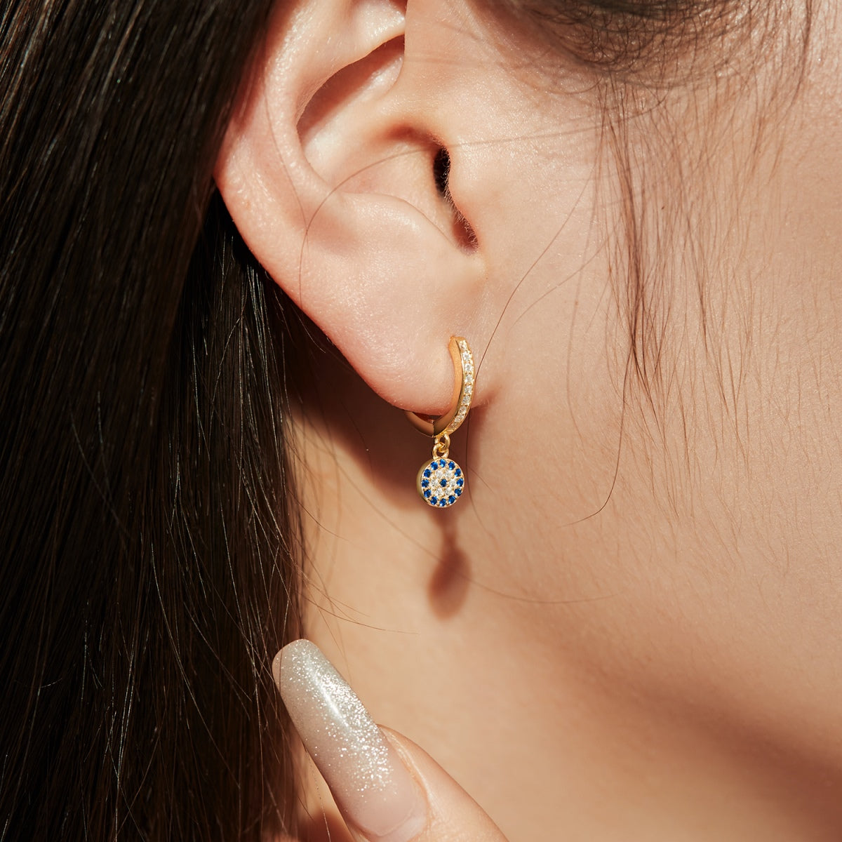 [Joyas Kincade] Pendientes únicos de ojo de diablo