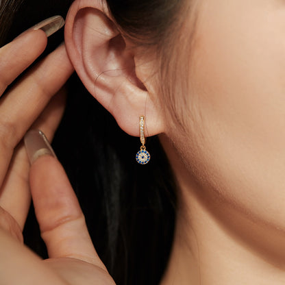 [Joyas Kincade] Pendientes únicos de ojo de diablo