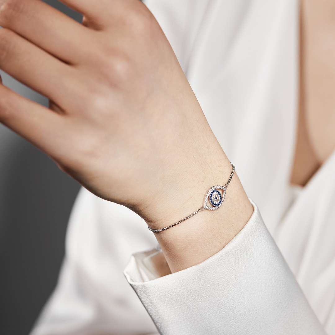 [Joyas Kincade]Collar con forma de ojo deslumbrante