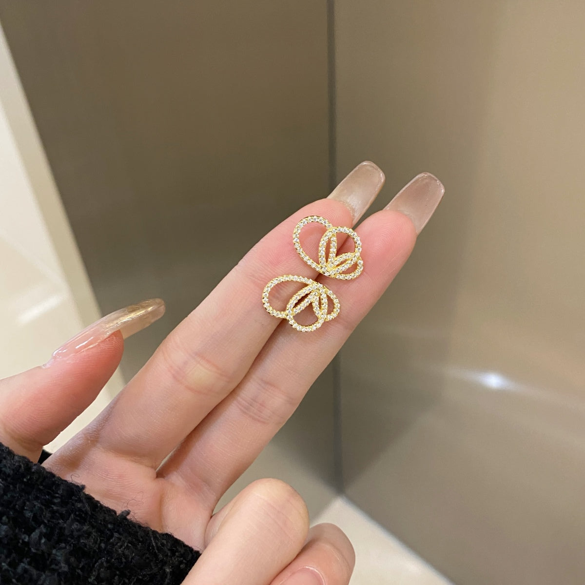 [Kincade Jewelrys]Exquisite Butterfly Shape Earrings