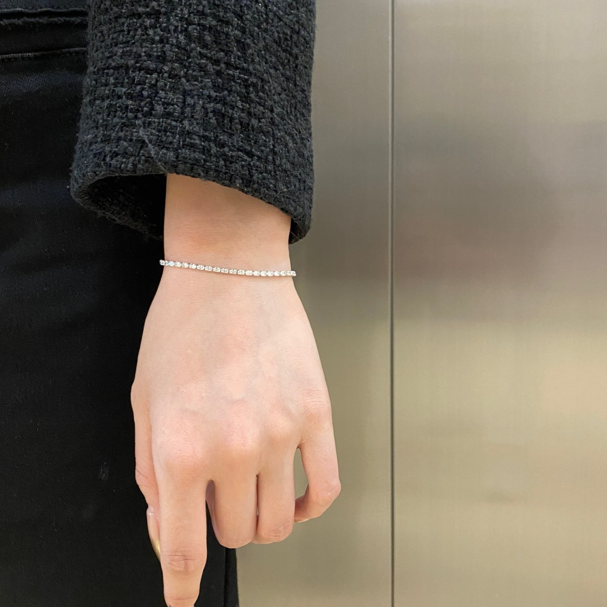 [Kincade Jewelrys]Elegant Emerald Cut Daily Bracelet
