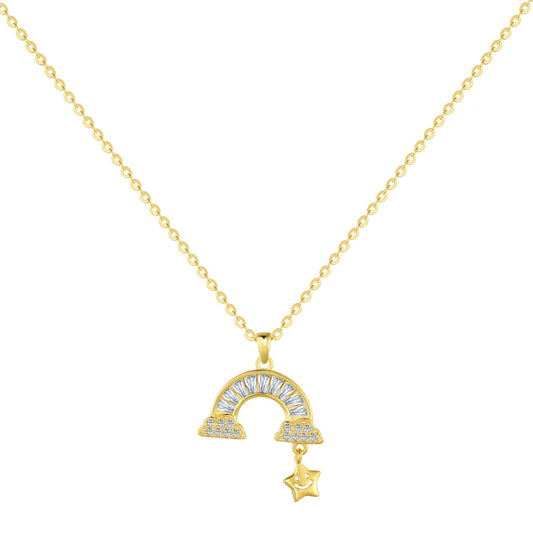 [Kincade Jewelrys]Unique Rainbow Star Necklace