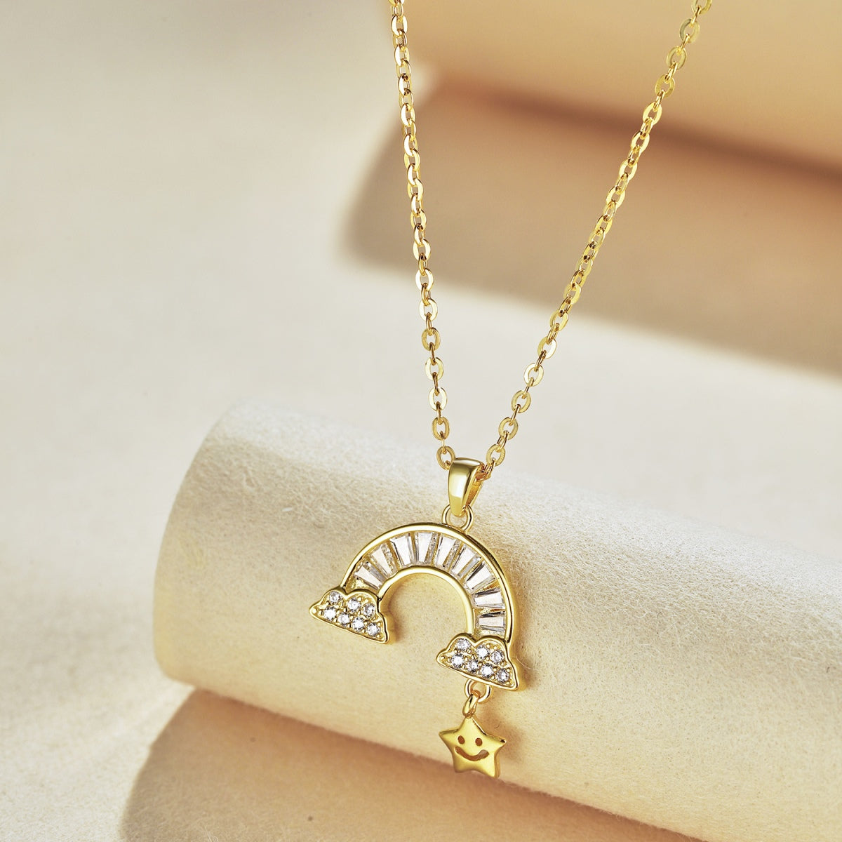 [Kincade Jewelrys]Unique Rainbow Star Necklace