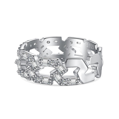 [Kincade Jewelrys]Sparkling Vibrant Emerald Cut Daily Ring