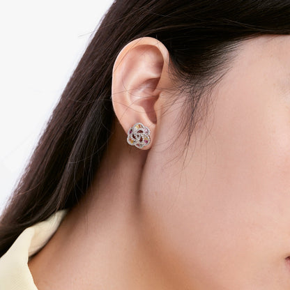 [Kincade Jewelrys]Exquisite Flower Shape Daily Earrings