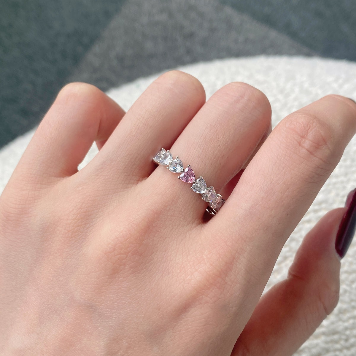 [Kincade Jewelrys]0.25 Carat Radiant Romance Heart Cut Lover Ring