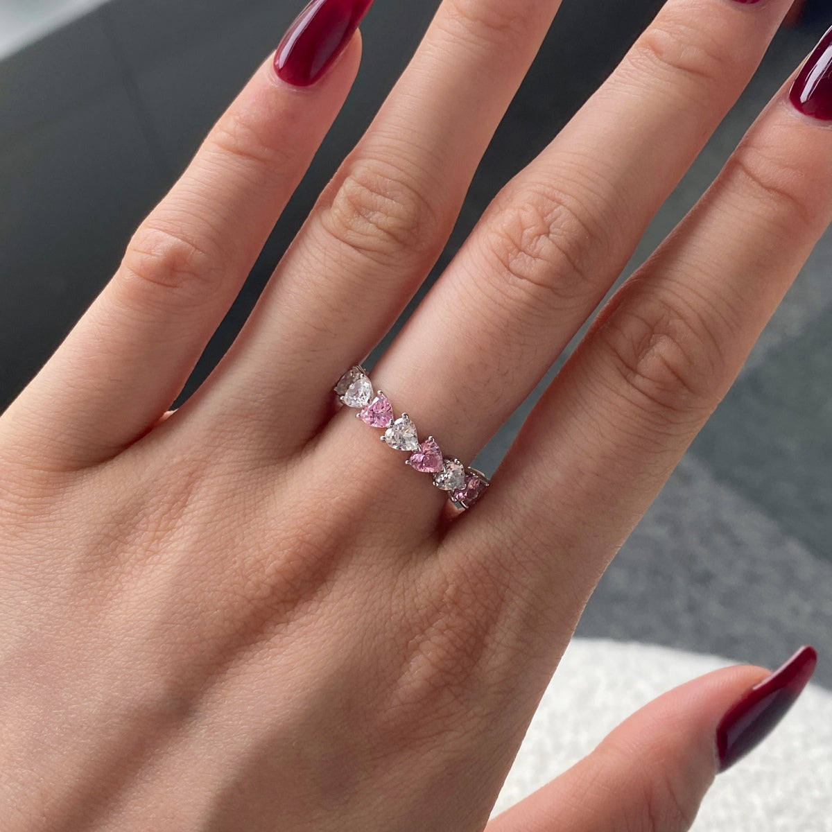 [Kincade Jewelrys]0.25 Carat Radiant Romance Heart Cut Lover Ring