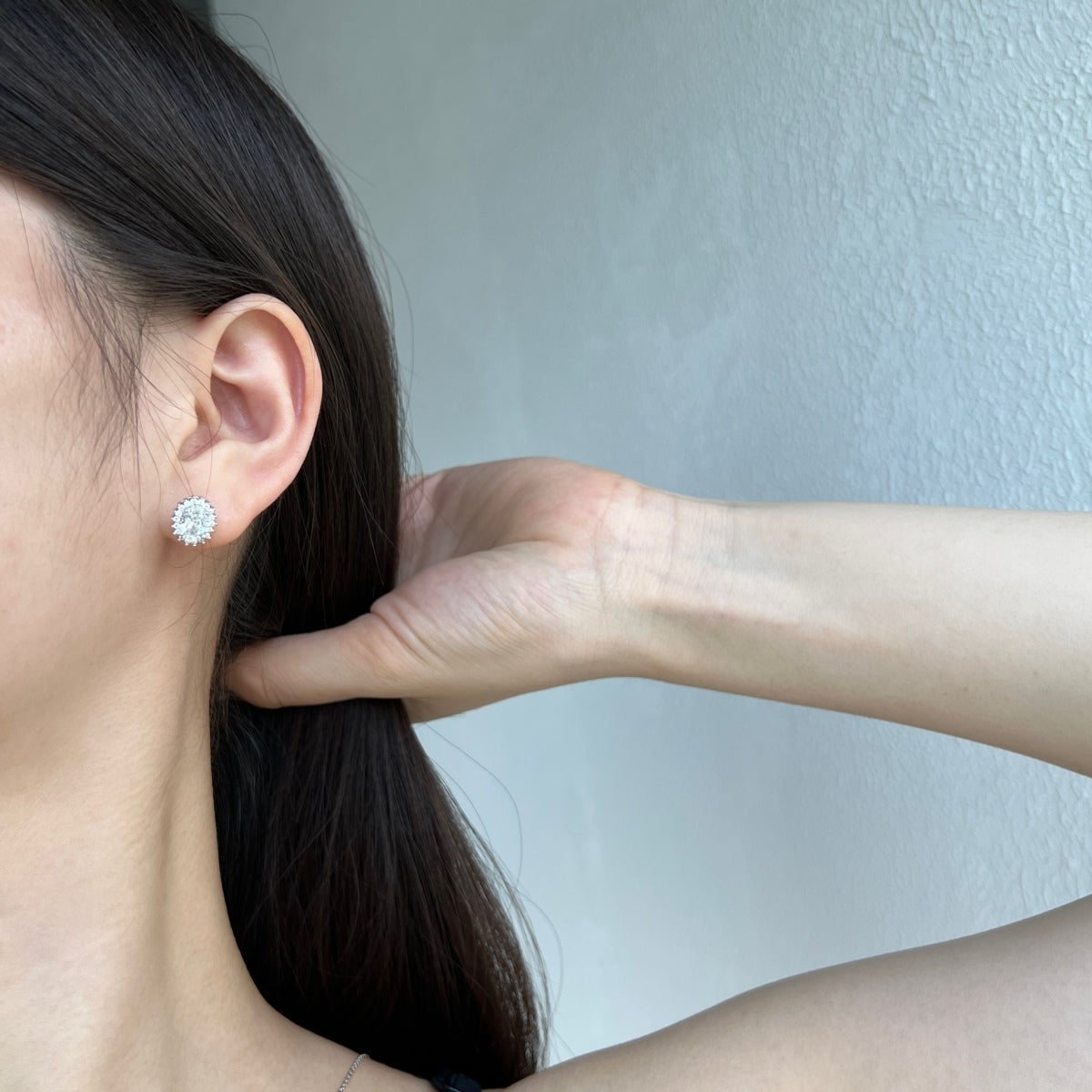 [Kincade Jewelrys]Delicate Radiant Oval Cut Daily Earrings