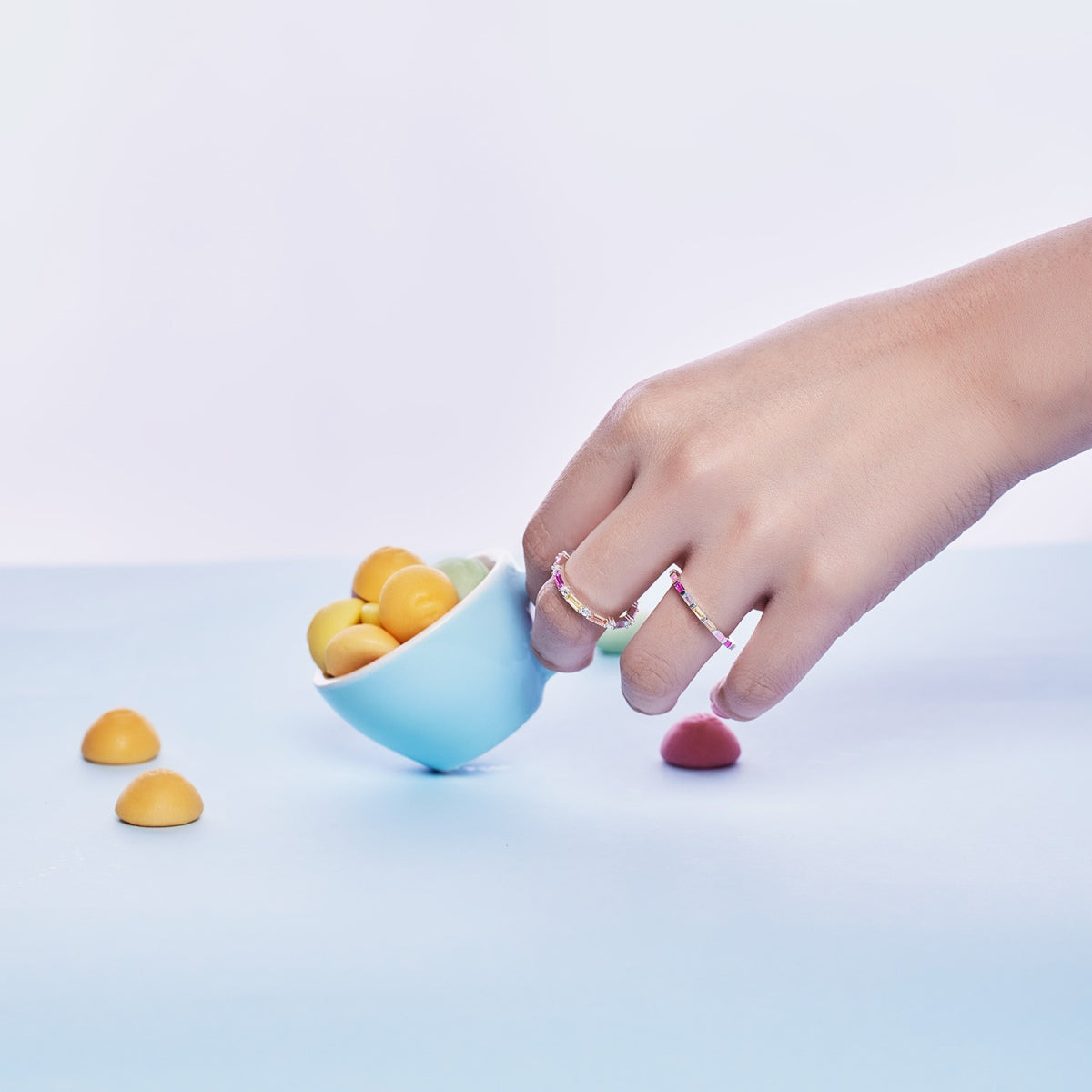 [Kincade Jewelrys]Lively In Shades Elegant Radiant Cut Daily Ring