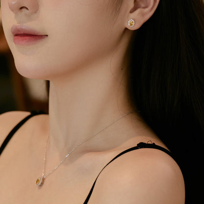 [Kincade Jewelrys]Delicate Unique Oval Cut Daily Earrings