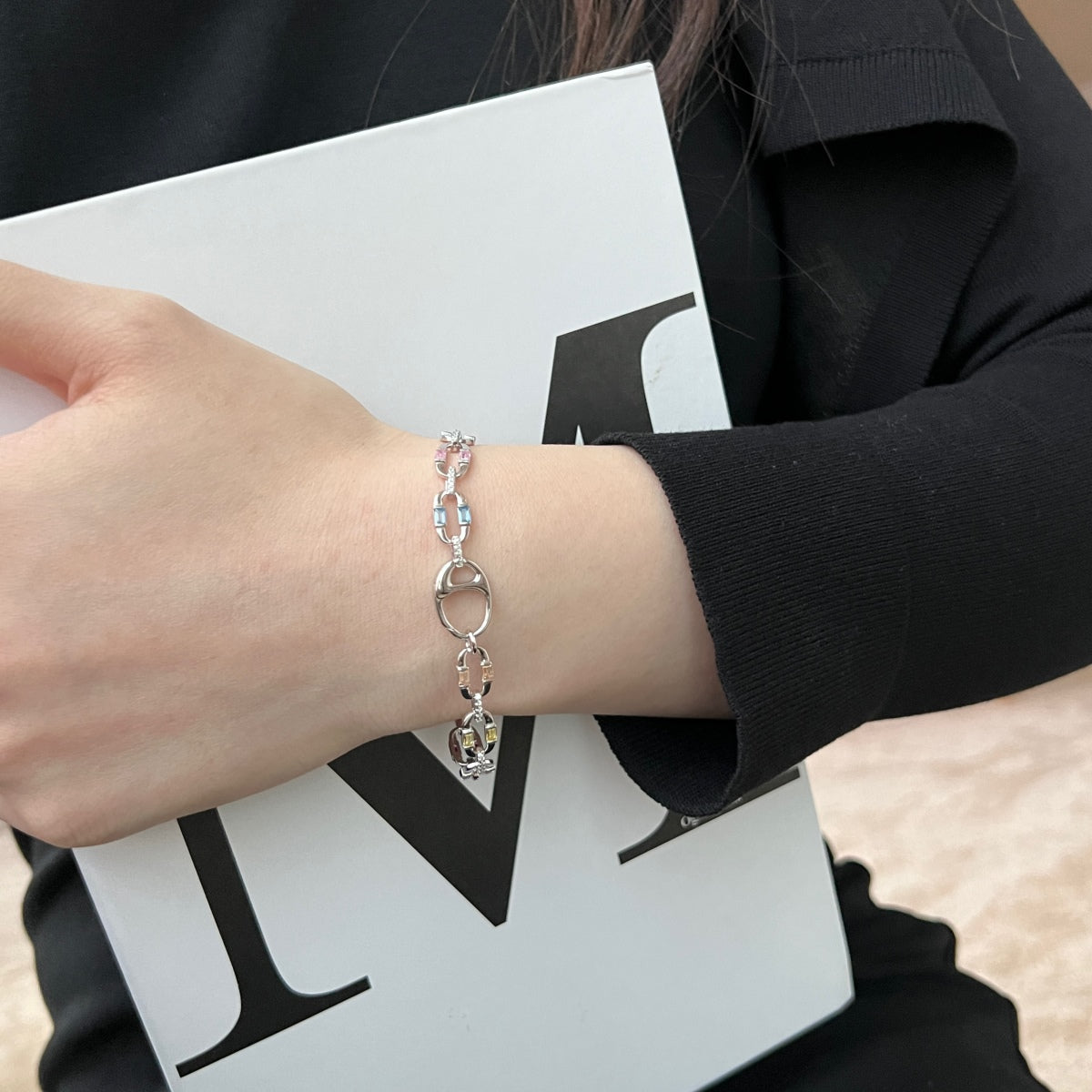 [Kincade Jewelrys]Dazzling Colorful Daily Bracelet
