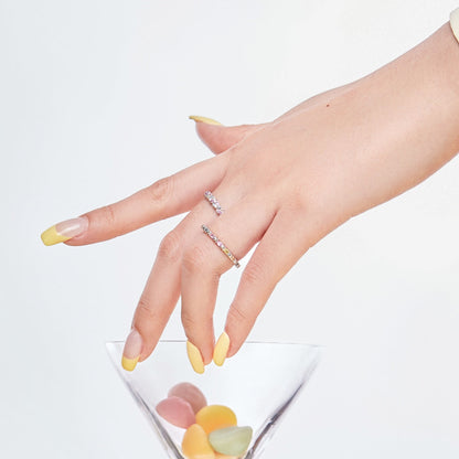 [Kincade Jewelrys]Dainty Ebullient Round Cut Daily Ring