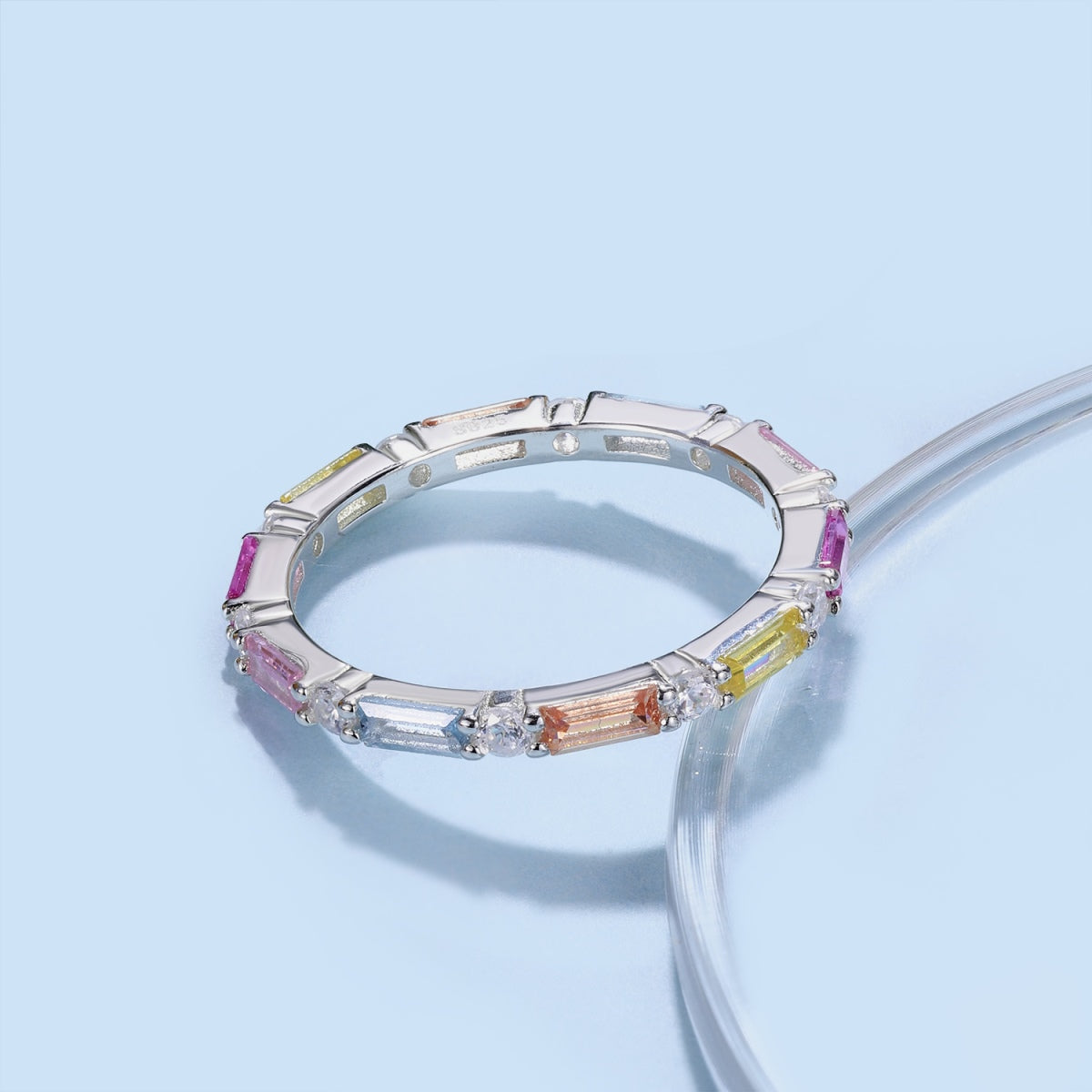 [Kincade Jewelrys]Lively In Shades Elegant Radiant Cut Daily Ring