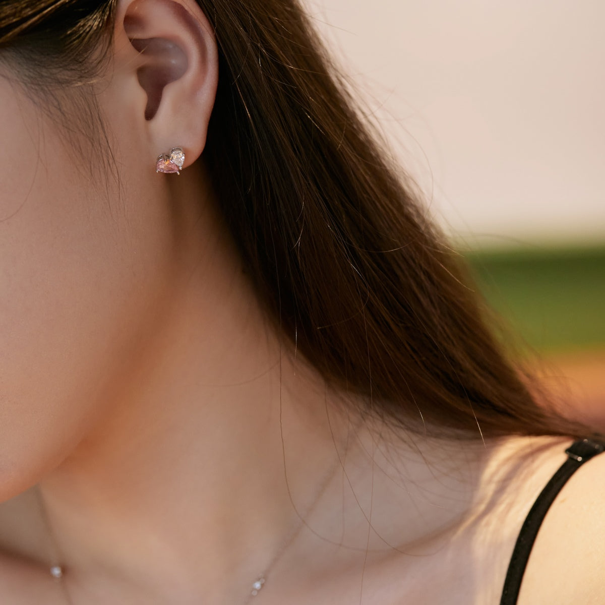 [Kincade Jewelrys]Dazzling Elegant Heart Cut Lover Earrings
