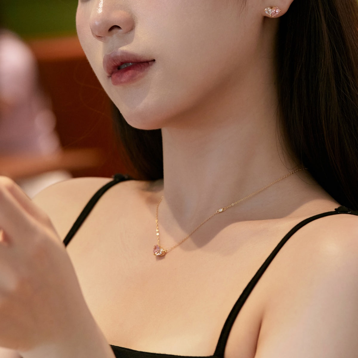 [Kincade Jewelrys]Dazzling Elegant Heart Cut Lover Earrings