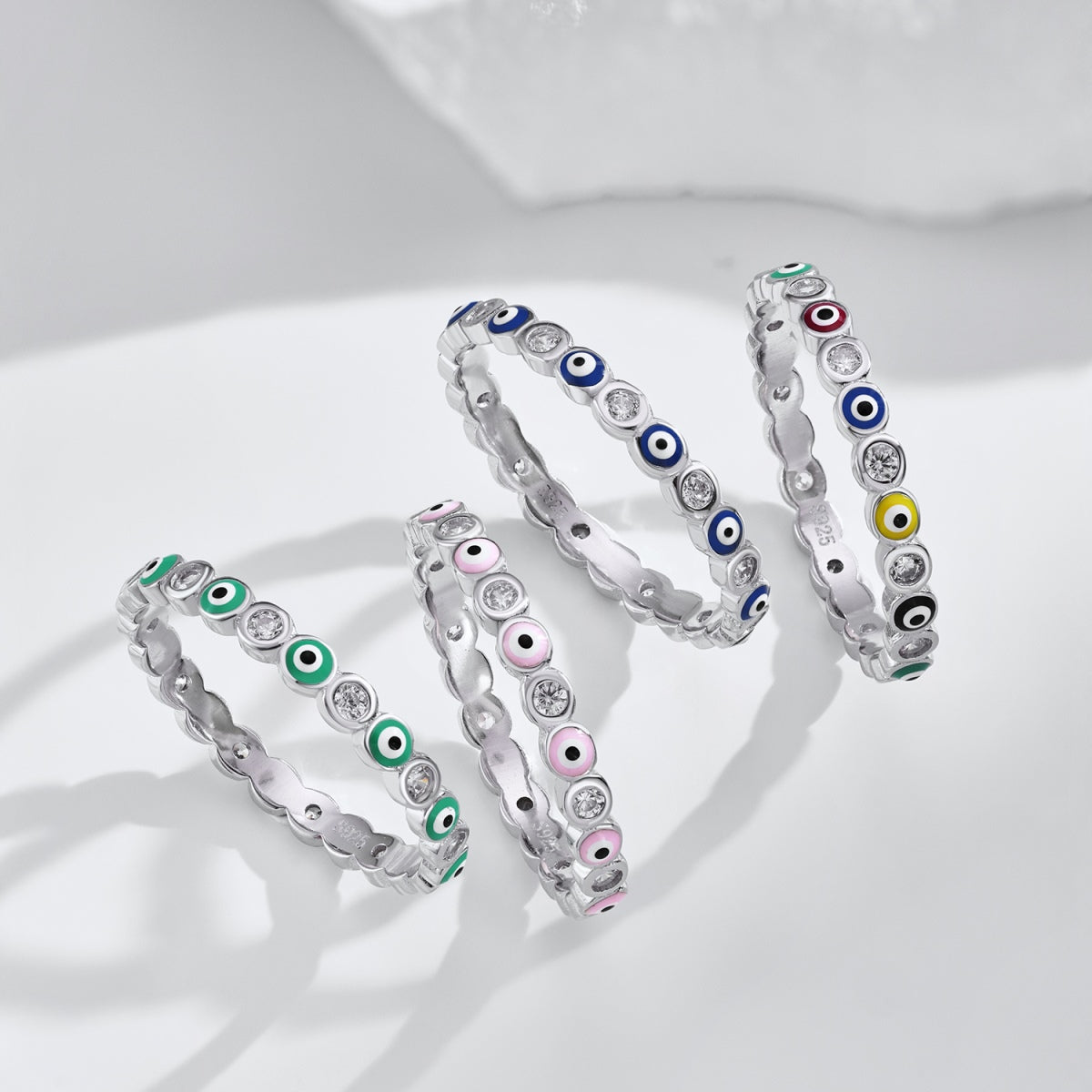 [Kincade Jewelrys]Sparkling Vibrant Round Shape Daily Ring