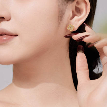 [Kincade Jewelrys]Four Leaf Clover Fashion Earrings