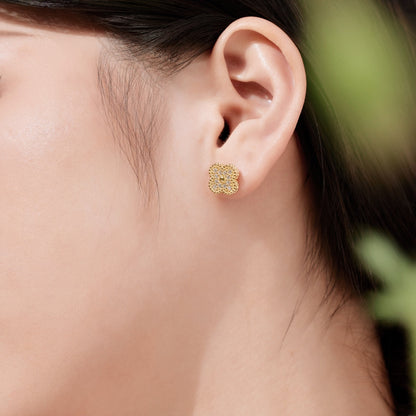[Kincade Jewelrys]Four Leaf Clover Fashion Earrings