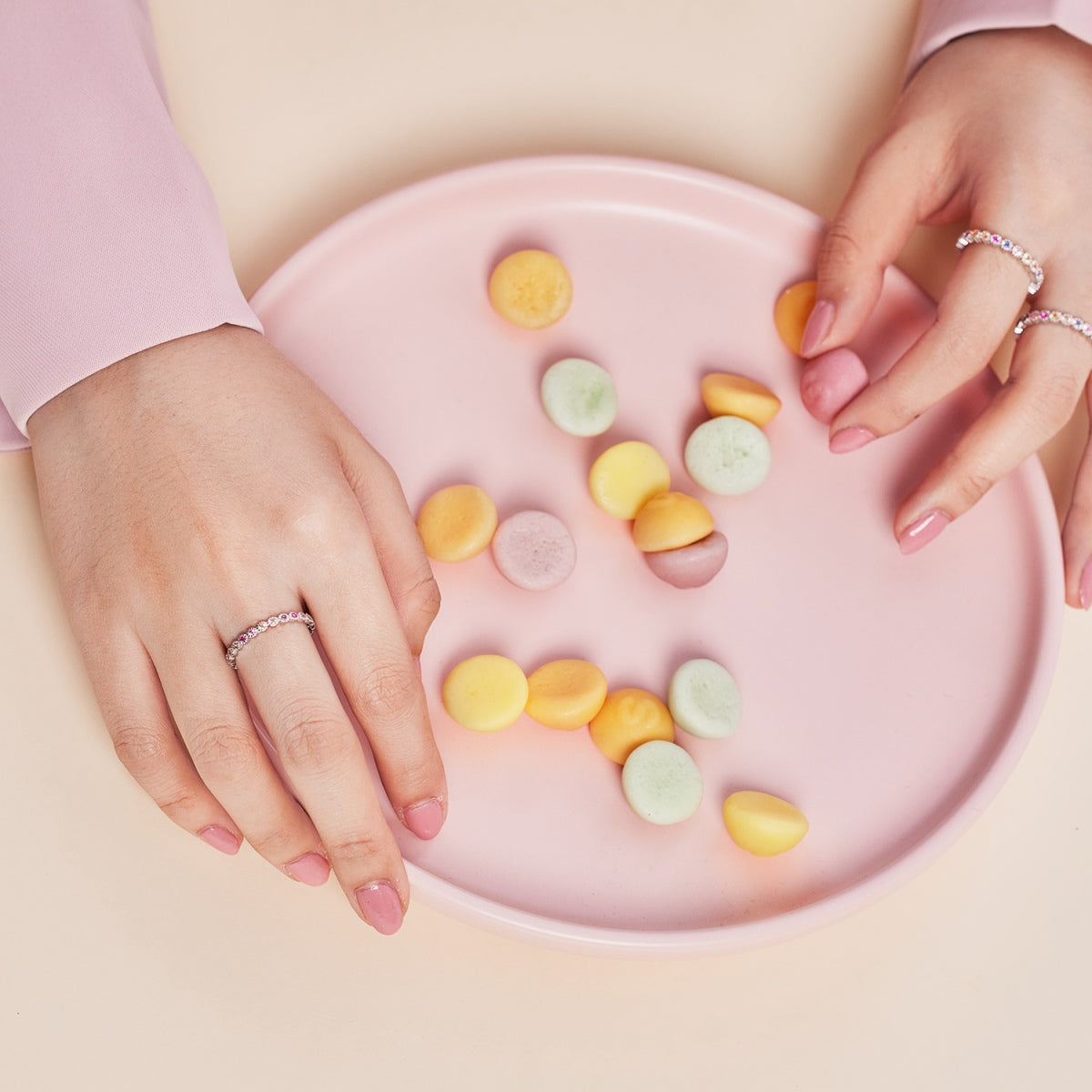 [Kincade Jewelrys]Exquisite Colorful Round Cut Party Ring