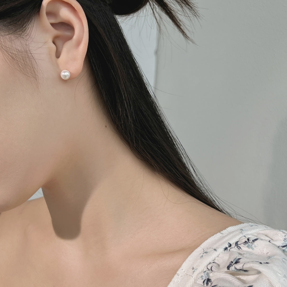 [Kincade Jewelrys]Delicate Pearl Earrings