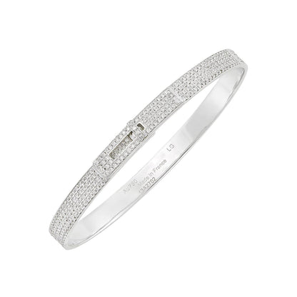 [Kincade Jewelrys] PULSERA HM KELLY EN PLATA Y PAVÉ DE DIAMANTES