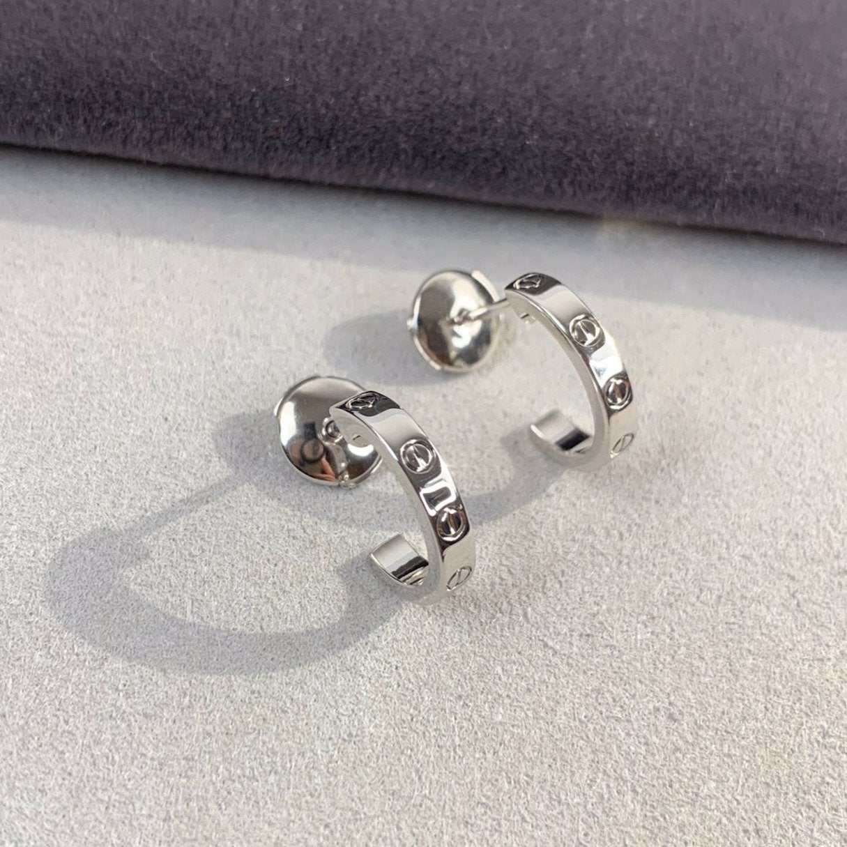 [Kincade Jewelrys] PENDIENTES DE AMOR 2.65MM PLATA 