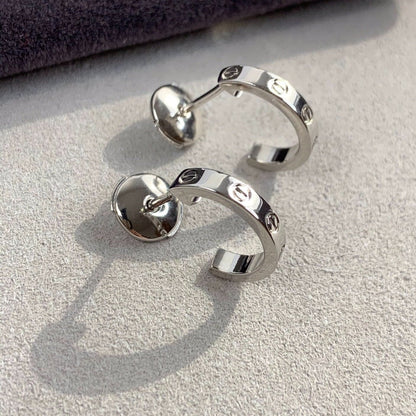 [Kincade Jewelrys] PENDIENTES DE AMOR 2.65MM PLATA 