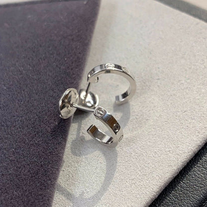 [Kincade Jewelrys] PENDIENTES DE AMOR 2.65MM PLATA 