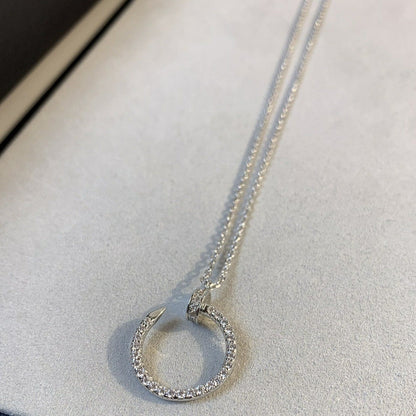 [Kincade Jewelrys]COLLAR JUSTE PLATA DIAMANTES 